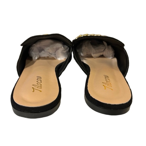 Tilocow Comfort Faux Suede Mules, NWOT, Size 7 - Picture 3 of 6